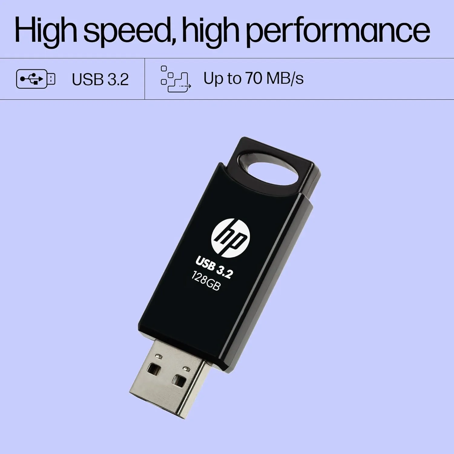 HP Pendrive 712w 128GB USB 3.2 (Black) view 3